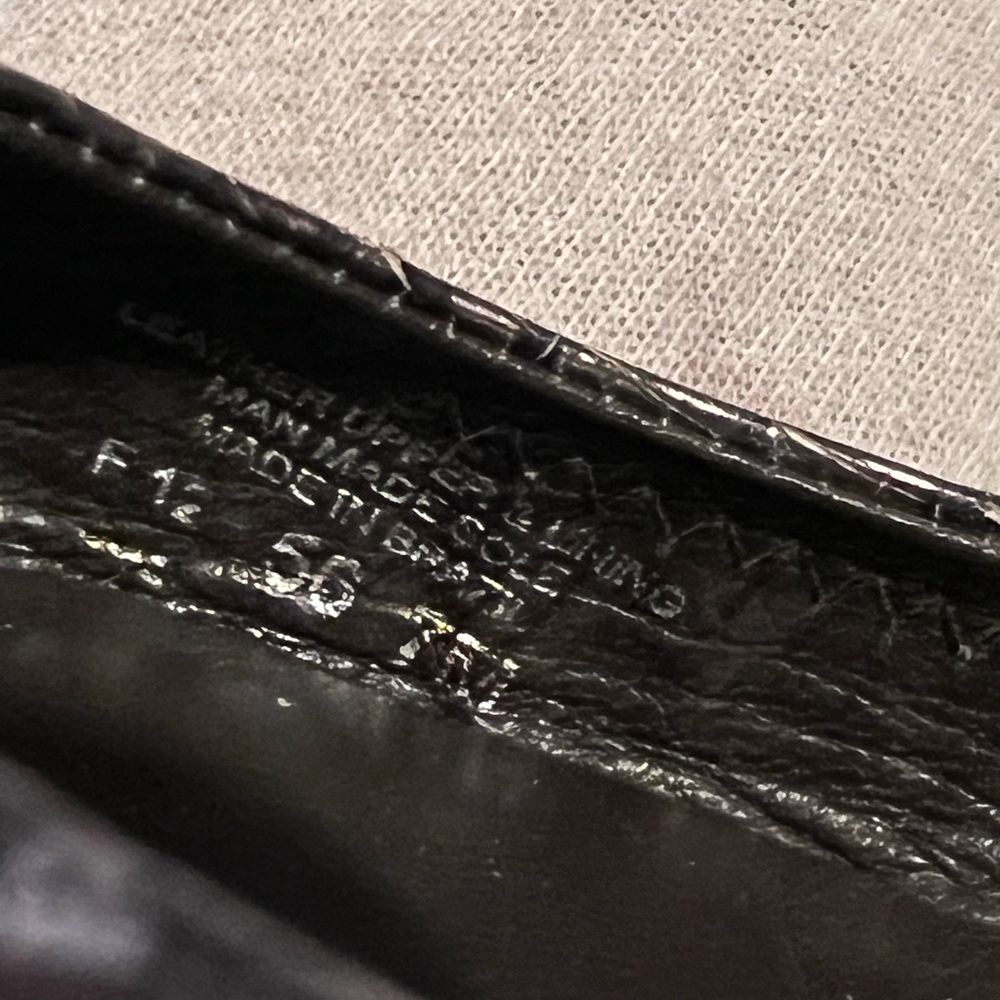 Tory Burch Shoes Espadrilles Flats Snakeskin Leather Metallic Womens Size 7M - Picture 8 of 14